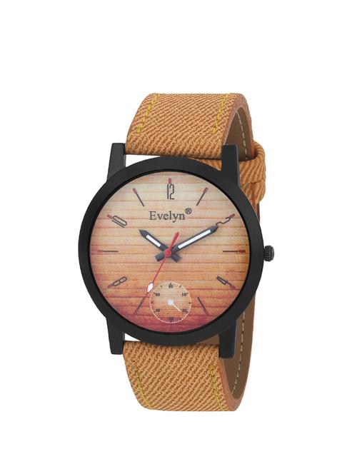evelyn brown dial watches for men's and boy's eve-610 - 14218884 - Very Small Image - 1