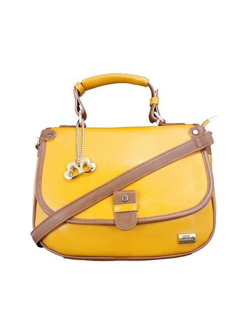 yellow leatherette sling bag - 14220466 - Very Small Image - 1