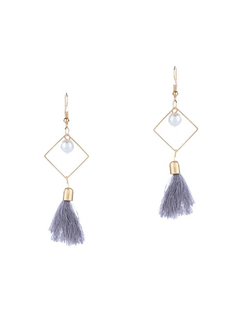 resham thread drop earrings - 14221772 - Very Small Image - 1