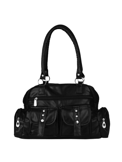 black cotton regular handbag - 14222234 - Very Small Image - 1