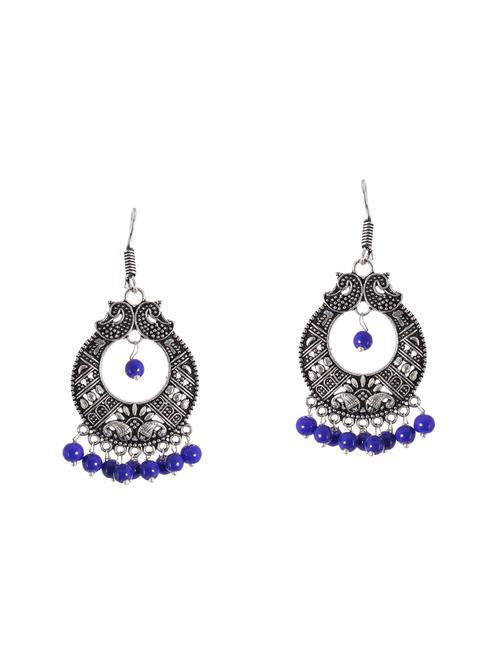 blue tone drop earrings - 14224387 - Very Small Image - 1