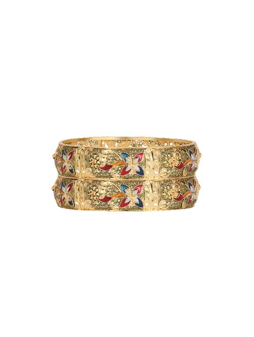 multi gold plated bangle - 14225509 - Very Small Image - 1