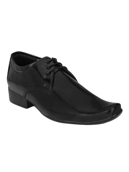 black patent leather lace-up derby - 14227951 - Very Small Image - 1
