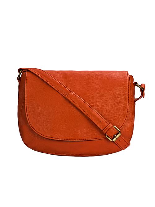 tan leatherette regular sling bag - 14237541 - Very Small Image - 1