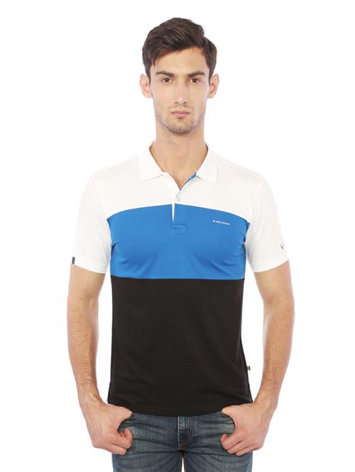 multi cotton color block t-shirt - 14240419 - Very Small Image - 1