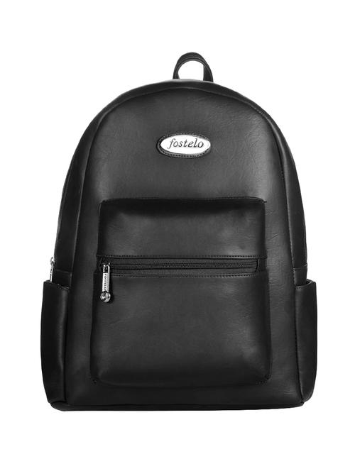 black leatherette regular backpack - 14240477 - Very Small Image - 1