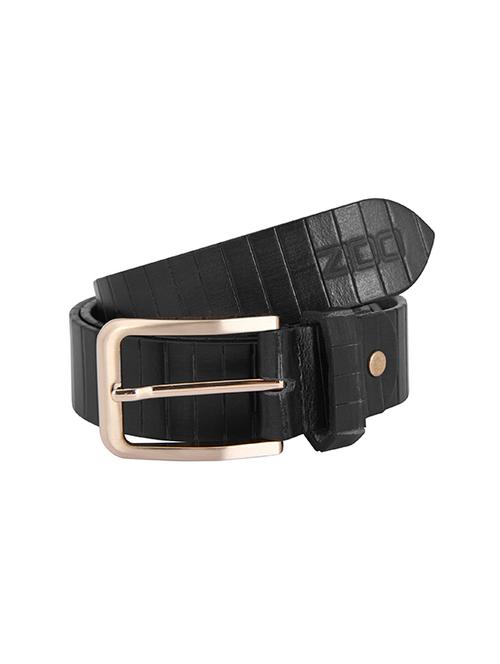 black leather belt - 14247927 - Very Small Image - 1