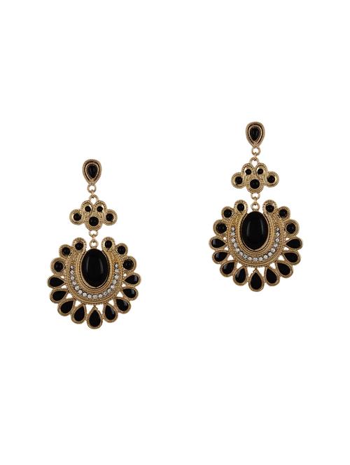 black chandelier earrings - 14248734 - Very Small Image - 1