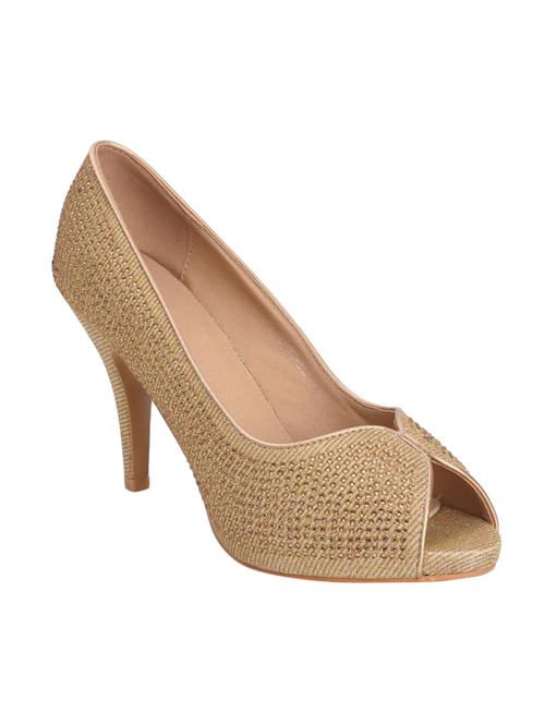 gold slip on sandal - 14255315 - Very Small Image - 1