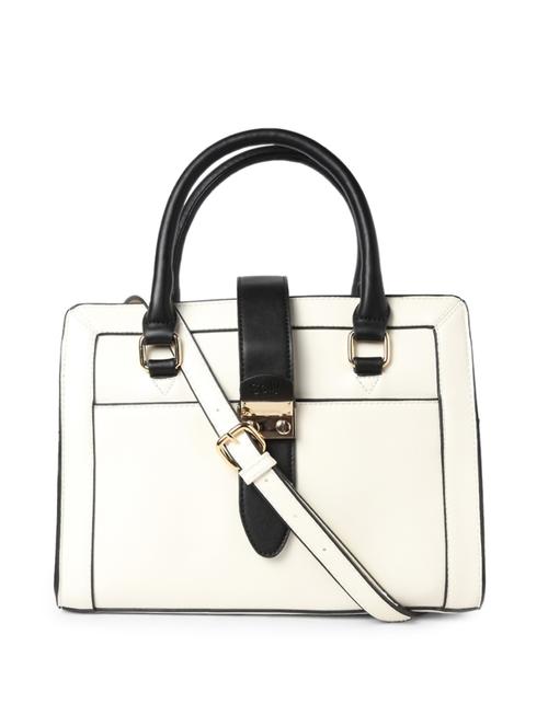 white leatherette handbag - 14289246 - Very Small Image - 1