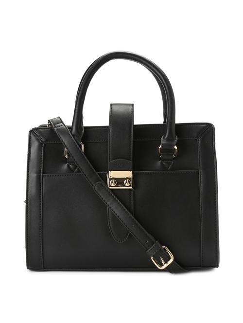 black leatherette handbag - 14289252 - Very Small Image - 1