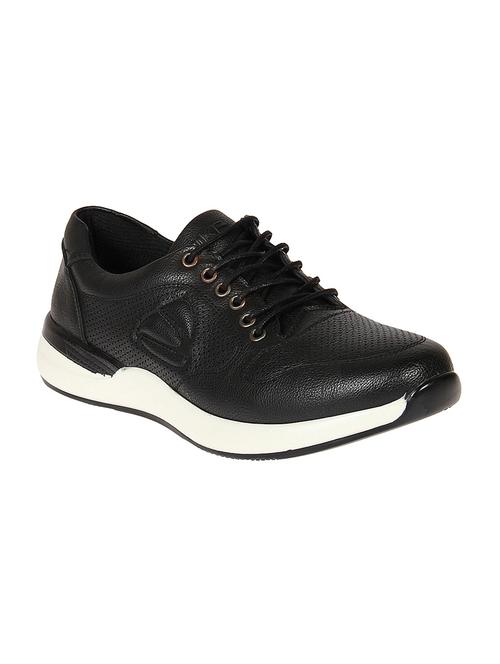 black leatherette lace up shoe - 14292627 - Very Small Image - 1