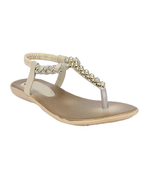gold back strap sandal - 14320819 - Very Small Image - 1