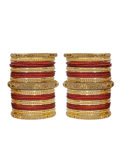 maroon metal bangles - 14323702 - Very Small Image - 1
