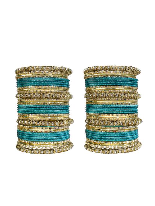 blue metal bangles - 14323758 - Very Small Image - 1