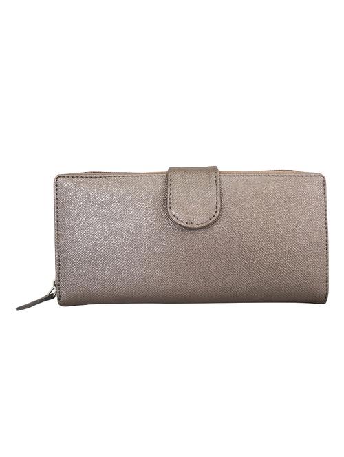 silver leatherette wallet - 14328383 - Very Small Image - 1
