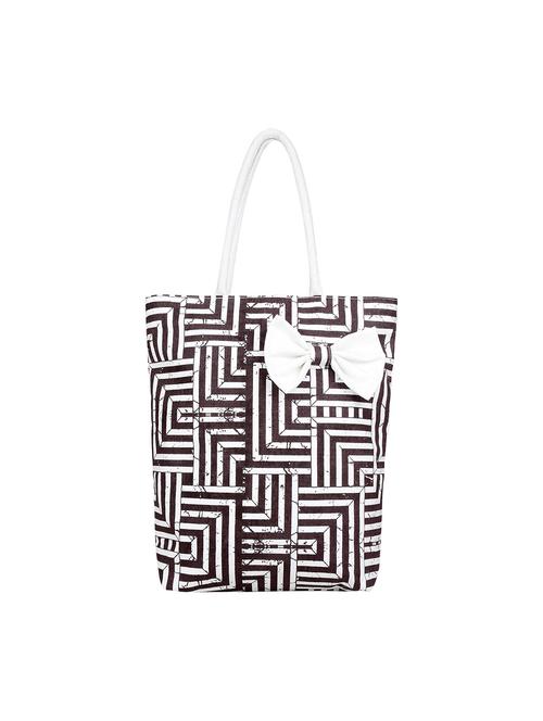 black cotton regular handbag - 14335124 - Very Small Image - 1