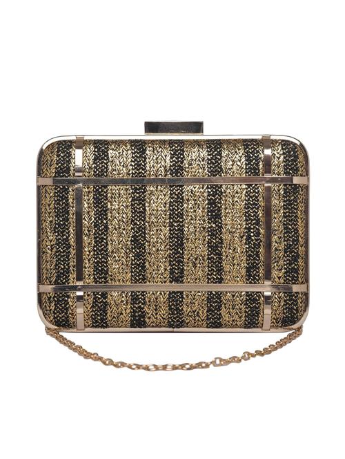 black jute box clutch - 14340483 - Very Small Image - 1