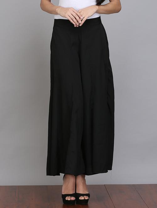 aurelia black polyester palazzo - 14352002 - Very Small Image - 1