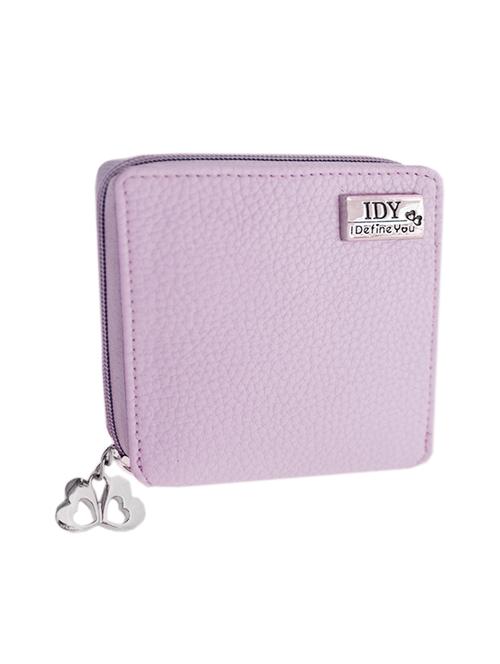 purple leatherette wallet - 14354845 - Very Small Image - 1