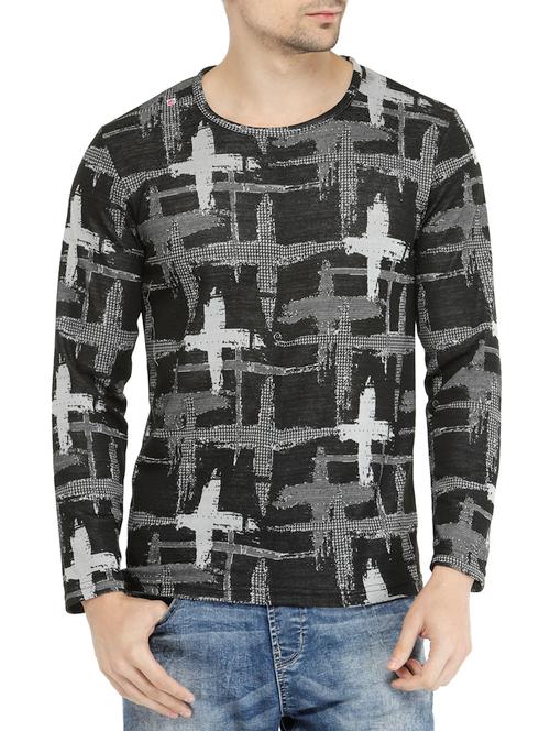 black cotton t-shirt - 14356538 - Very Small Image - 1