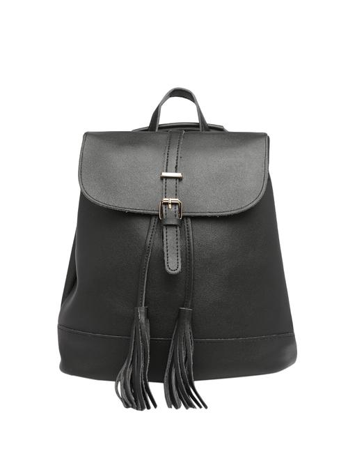 black leatherette backpack - 14360654 - Very Small Image - 1