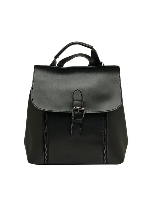 black leatherette backpack - 14360658 - Very Small Image - 1