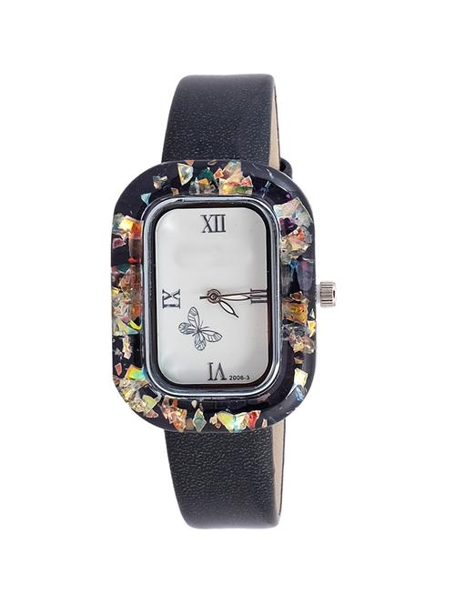 super drool exquisite glitter dial black wrist watch - 14363310 - Very Small Image - 1