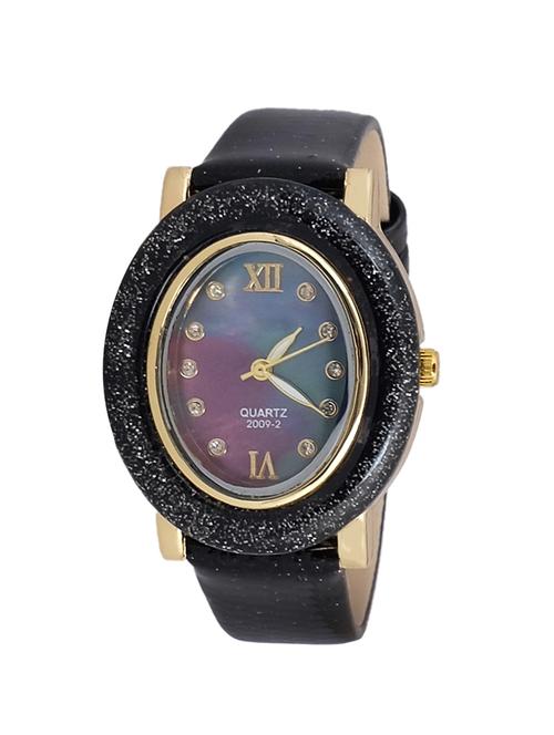 super drool exquisite glitter dial black wrist watch - 14363313 - Very Small Image - 1