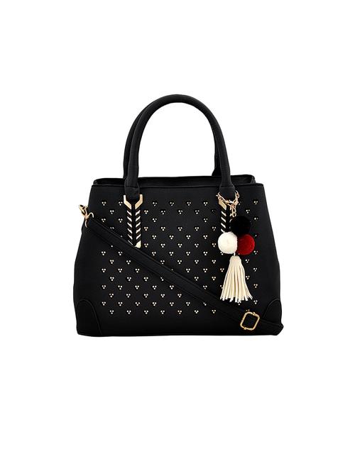black leatherette handbag - 14368985 - Very Small Image - 1