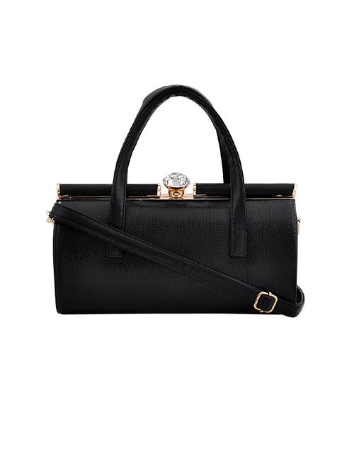 black leatherette clutch - 14368990 - Very Small Image - 1