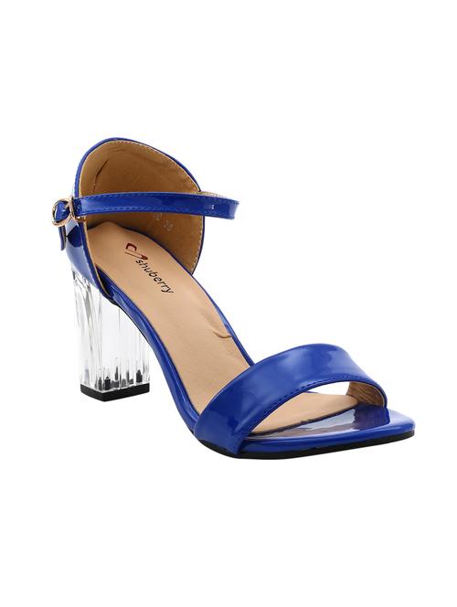 blue pu sandals - 14379720 - Very Small Image - 1