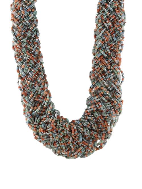 multi colored metal necklace - 14399772 - Very Small Image - 1