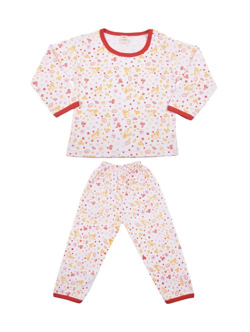white cotton pyjama set - 14401964 - Very Small Image - 1