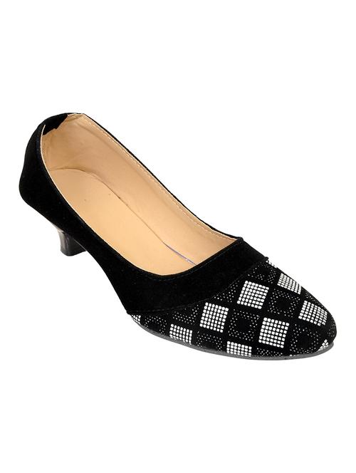 black velvet slip on pumps - 14409587 - Very Small Image - 1