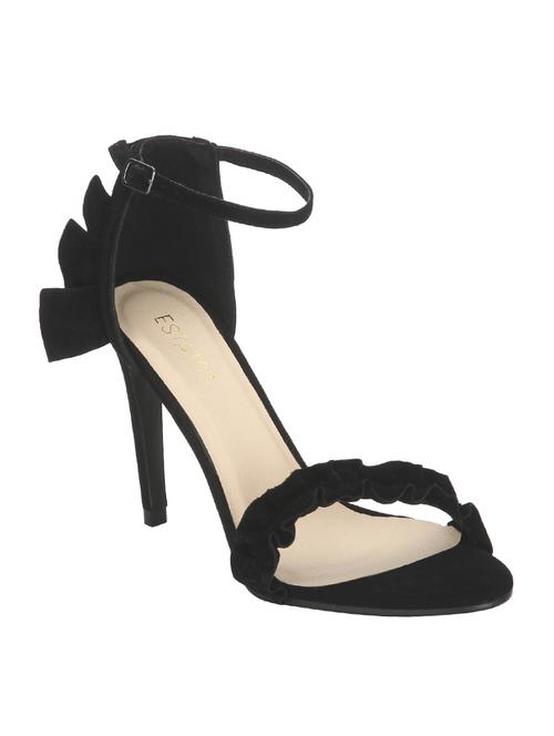 black leather ankle strap sandals - 14427343 - Very Small Image - 1