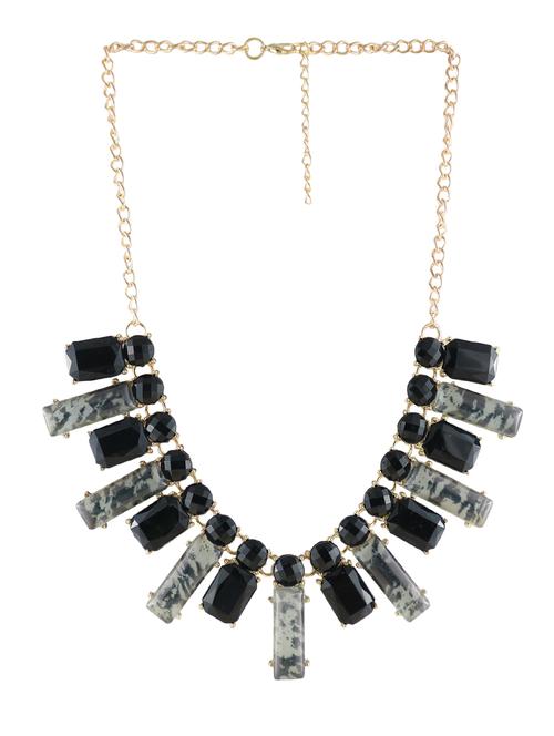 black glass statement necklace - 14429359 - Very Small Image - 1
