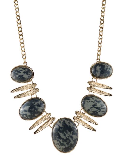 black glass statement necklace - 14429371 - Very Small Image - 1