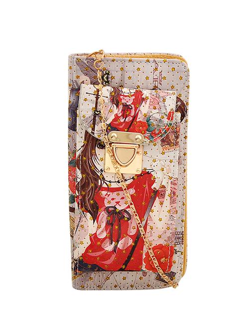 white leatherette clutch - 14432456 - Very Small Image - 1