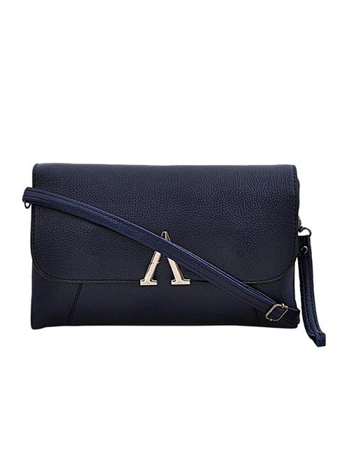 blue leatherette sling bag - 14432493 - Very Small Image - 1