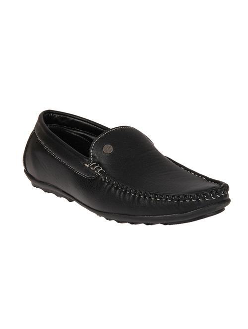 black leatherette loafer - 14438699 - Very Small Image - 1