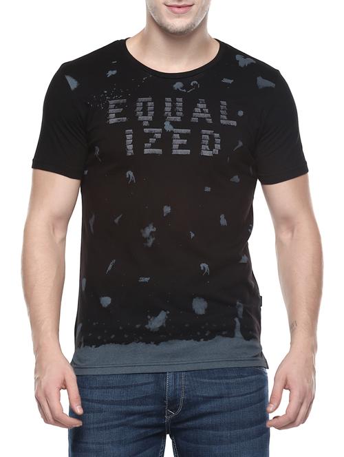 black cotton t-shirt - 14442562 - Very Small Image - 1