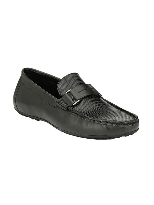 black leatherette loafer - 14442607 - Very Small Image - 1