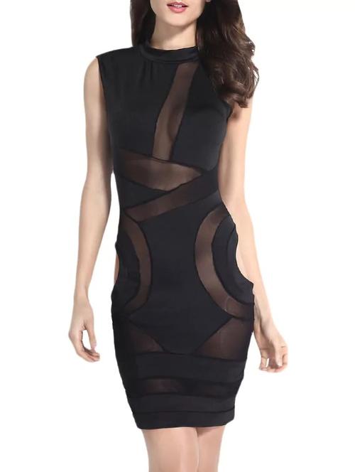 black bodycon dress - 14453141 - Very Small Image - 1