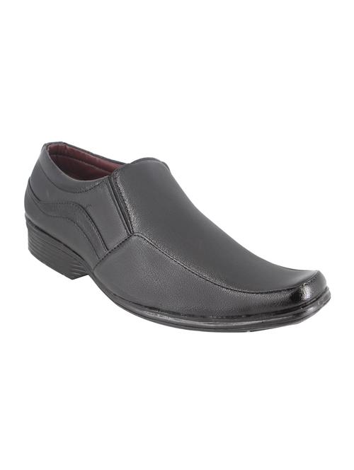 black leatherette formal slip on - 14468644 - Very Small Image - 1