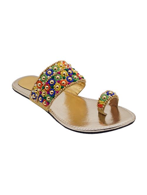 multi ethnic one toe sandals - 14479322 - Very Small Image - 1