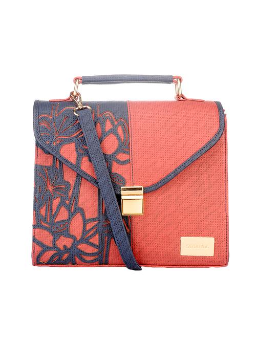 red leatherette sling bag - 14487980 - Very Small Image - 1