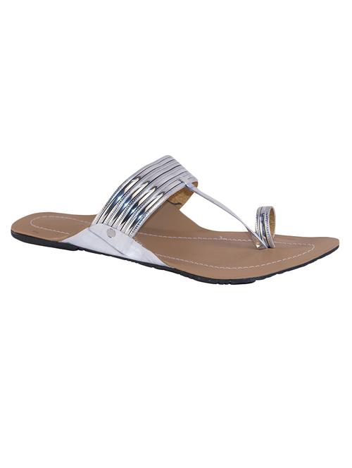 silver toe separator kolhapuri - 14508716 - Very Small Image - 1