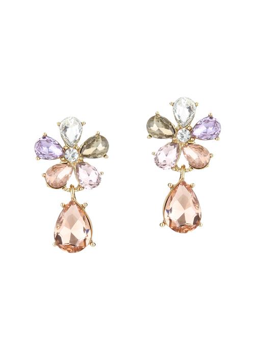 multi colored brass drop earring - 14509696 - Very Small Image - 1