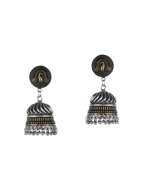 multi brass drop earring - 14509700 - Very Small Image - 1